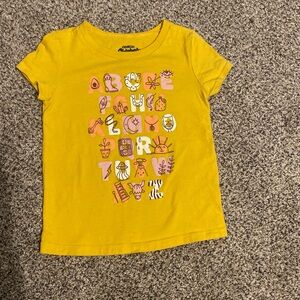 OshKosh B'gosh Bright Yellow Alphabet Tee